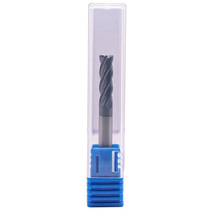 4 Flute Solid Carbide Square End Mill Set(5Pcs, 3/16"), AlTiN Coated - size: 3/16 in