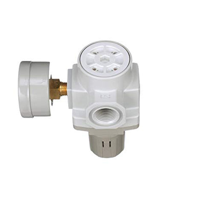 PneumaticPlus SAR400-N04BG Compressed Air Pressure Regulator, 1/2" NPT - size: 1/2" NPT