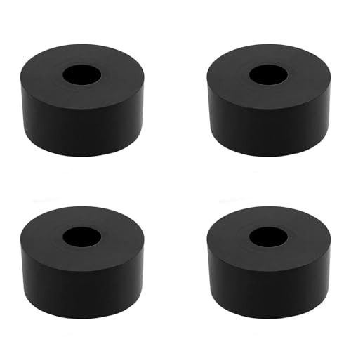 4 PCS Multi Purpose Rubber Spacer, 1-2/5" OD x 3/8" ID x 3/5" Thickness - size: 1-2/5" OD x 3/8" ID x 3/5" Thickness