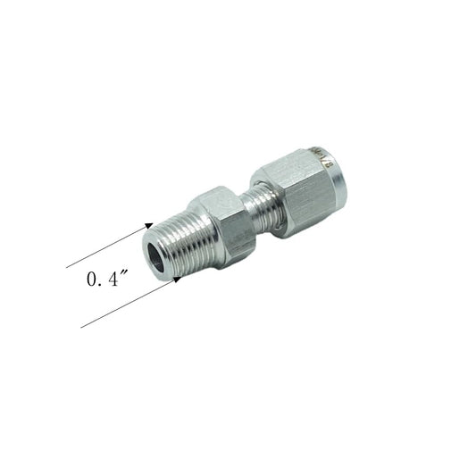 3 Pcs 1/8" Tube OD x 1/8" NPT Male Pipe Double Ferrule Compression Fitting Straight Adapter Connector 304 Stainless Steel,1000 Psi - size: 1/8" OD x 1/8" NPT, style: 3 pcs