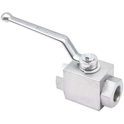 TieMin Hydraulic Valve 3/4 Inch 4568 PSI High Pressure, Shut-Off 2 Way Hydraulic Ball Valve KHB 3/4" NPT