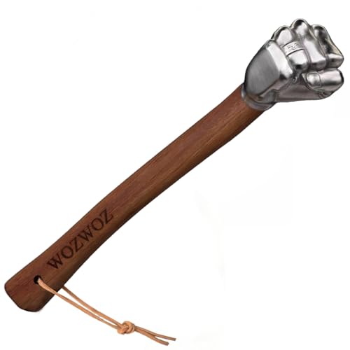Fist Hammer Tool 2 Lbs Iron & Stainless Steel With Wooden Handle - style: Fist