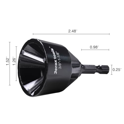 1-1/8" Carbide Chamfering Bit Uniburr Thread Deburring Tool - size: 3/8" - 1-1/8" (1 PCS)