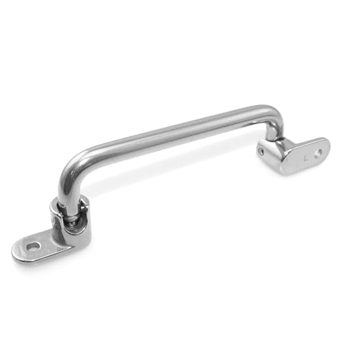 304 Stainless Steel Foldable Pull Handle 158mm Mirror Finish 90 Degree Heavy Duty Switch Cabinet Tool Specialized Handle for Electrical Distribution Boxes and Cabinets