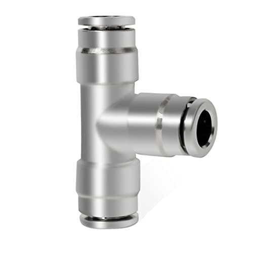 Brass 1/4" 3 Way Union Tee Push to Connect tee and Air Fittings