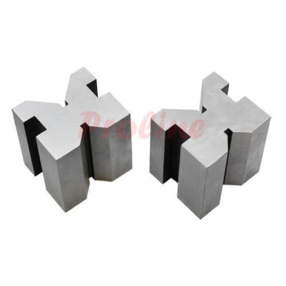 1-5/8" x 1-3/4" x 2-3/4" V Block & Clamp Set Steel Gauge Gage Machinist Tool