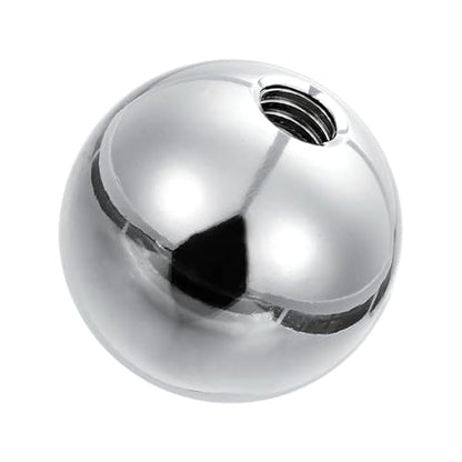 PATIKIL M10 x 38mm Ball Nuts Knob, 304 Stainless Steel Round Solid Silver Light Fixture Decorative Screw Cap Cover Machinery Hardware - size: M10x38mm