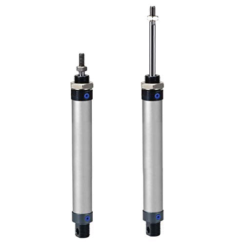 uxcell Pneumatic Air Cylinder MAL16 X 175,16mm Bore 175mm Stoke M6,Single Rod Double Action - size: 16 x 175mm