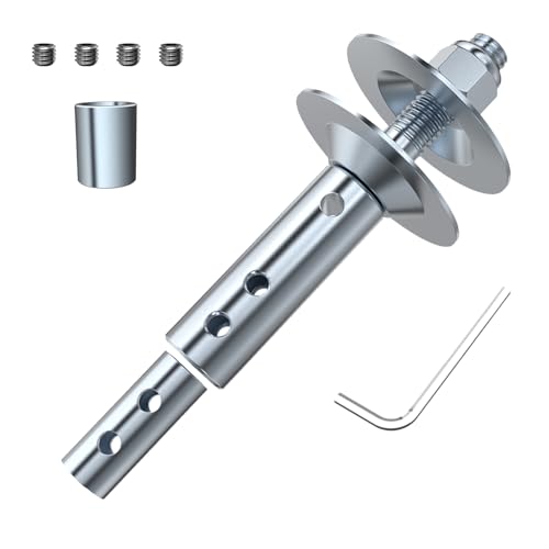 Neeki 5" Bench Grinder Motor Shaft Extension for Polishing,Short - style: Short（5“）