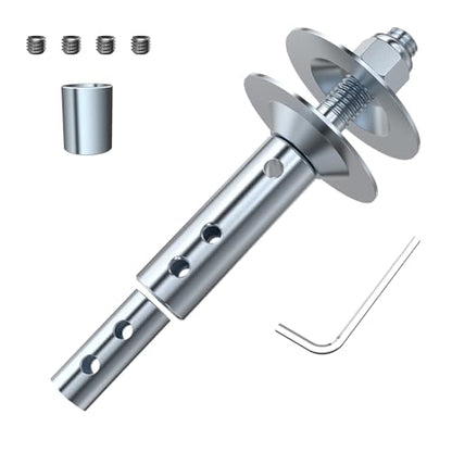 Neeki 5" Bench Grinder Motor Shaft Extension for Polishing,Short - style: Short（5“）