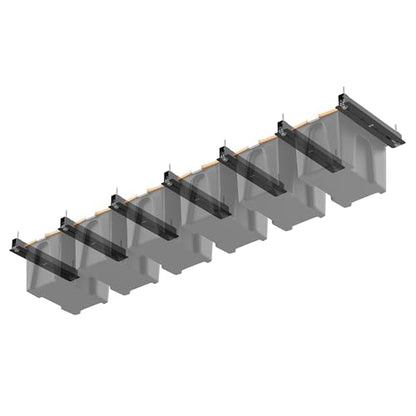 Ultrawall Overhead Garage Storage Racks for Bins, Ceiling Storage Rack