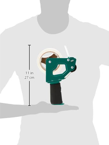 Duck HD Clear Packing Tape Dispenser Heavy Duty Packaging Tape Gun for Packing Boxes, Shipping and Moving - Includes 1 Refill Roll of HD Clear 1.88 in. x 50 Yards - Foam Handle (287398) (Pack of 4) - size: 4-Pack, style: Dispenser + 1 Roll