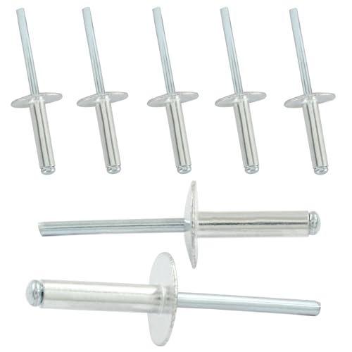 Aluminum Blind Rivet 3/16" x 3/4", 50 Pcs - size: 3/16" x 3/4"