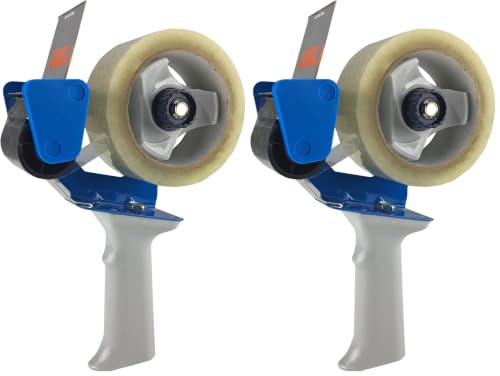UBOXES Heavy Duty Tape Dispenser & 2 Rolls (Pack of 2) - size: 2 Inches Width x 110 Yards Length (Pack of 2)