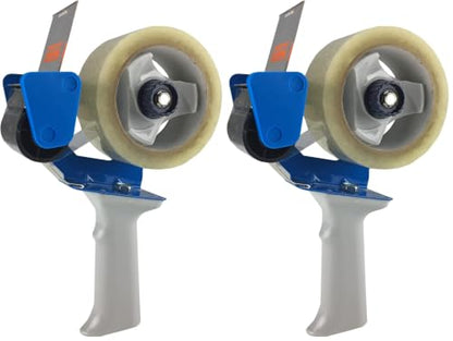 UBOXES Heavy Duty Tape Dispenser & 2 Rolls (Pack of 2) - size: 2 Inches Width x 110 Yards Length (Pack of 2)