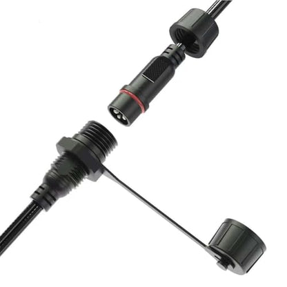 16AWG M16 3Pin Waterproof Connector,3 Wire Male Female Plug - size: 16AWG Waterproof Connector 3Pin
