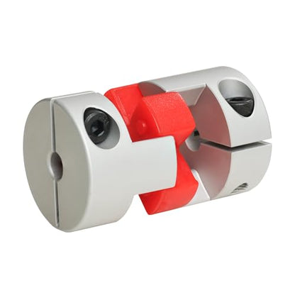 Flexible Shaft Coupling OD 20mm Length 25mm Bore 05mm, Aluminum Alloy Anodized Coupler for CNC Routers, 3D Printers, and Automation Equipment - size: 05mm-05mm