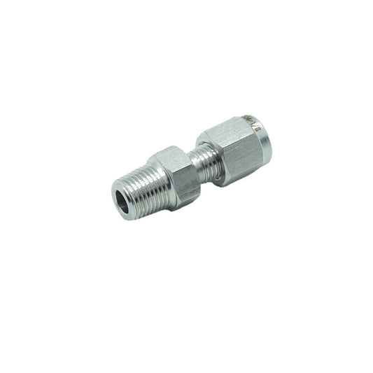 3 Pcs 1/8" Tube OD x 1/8" NPT Male Pipe Double Ferrule Compression Fitting Straight Adapter Connector 304 Stainless Steel,1000 Psi - size: 1/8" OD x 1/8" NPT, style: 3 pcs