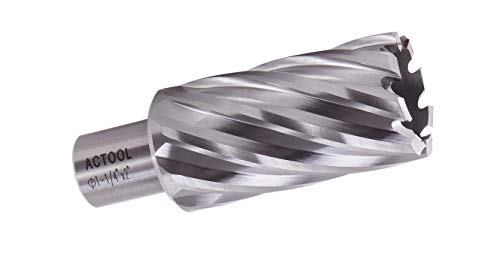 1-1/4" Diameter × 2" Depth of Cut HSS ANNULAR Cutter with 3/4'' Weldon Shank - size: 1-1/4'' x 2''
