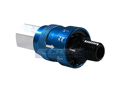 Adjustable in-LINE Pressure Regulator for Pneumatic Tools, 1/4" NPT, Connects Directly to AIR Tool (14-43 PSI) - style: 14 - 43 PSI
