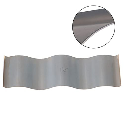 1/8 Inch Wavy Steel Parallel Set, Parallel Blocks Set of 9 Pairs Corrugated Parallel Spacers
