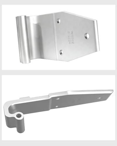 HS1802 S2624 Commercial Vehicle Three-Hole Door Hinge - 7.08x3.85x2.48in, Φ0.33, Heavy-Duty Steel, for Trucks & Buses - Durable & Precision-Made - size: HS18 3-hole