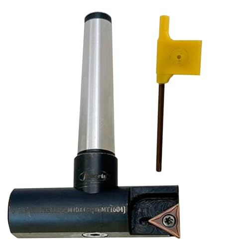New Balanced Design 3″ Indexable Fly Cutter with MT-2 Shank (M-10/1.5 Drawbar Thread), Single Insert Face Milling Cutter, TCMT1604 Insert, Torx Screw & Star Key Included - size: 3" Fly Cutter MT-2(M10/15)
