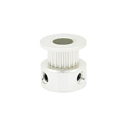 5PCs Aluminum 2GT Timing Pulley 20 Teeth Bore 8mm for 3D Printer 6mm Width 2GT Timing Belt - size: 20 teeth, style: 8mm bore, for 6mm belt