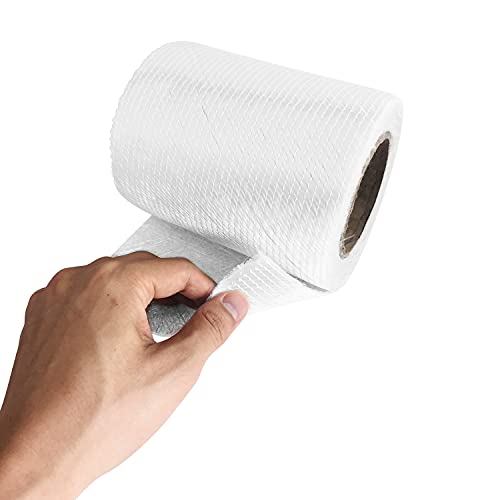 1708 Fiberglass Cloth Roll | 6" Wide by 360" (10 Yards) | Molding Roofing Boat Marine Repair | Resin & Epoxy Compatible | Roll Package (6 inch 1708 Fiberglass) - size: 6 inch 1708 fiberglass