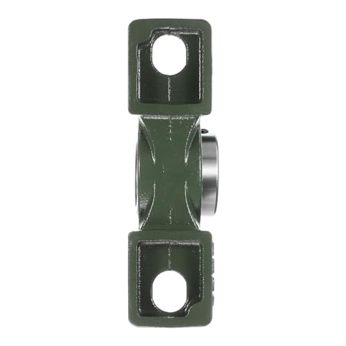uxcell 2pcs UCP207-21 Pillow Block Bearings 1-5/16 inch Bore Self Alignment, Solid Cast Iron Base Mounted Chrome Steel Bearings - size: UCP207-21
