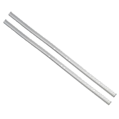 Compression Spring 1x16x305mm, 304 SS Long Extension Spring 2 Pack - size: 1mm x 16mm x 305mm