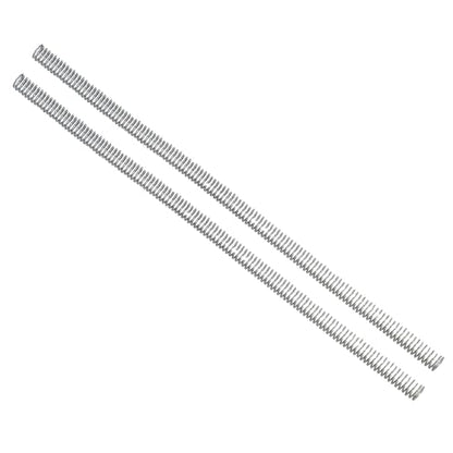 Compression Spring 1x10x305mm, 304 SS Long Extension Spring 2 Pack - size: 1mm x 10mm x 305mm