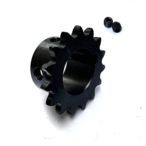 #35 Roller Chain Sprocket B Type 1" Bore Rust Prevention Hardened 15 Tooth - size: 1" Bore 15 Tooth, style: Apply #35 Roller Chain