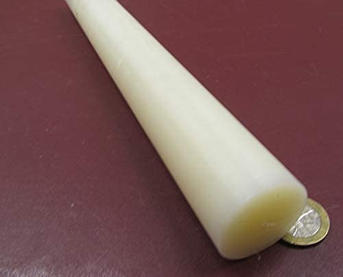 Natural Nylon 6/6 Extruded Round Rod 1.375" (1-3/8") x 4 Ft Length 1 pc