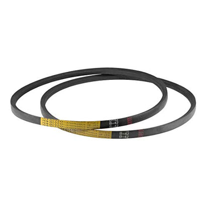 uxcell B42 V-Belts 42" Pitch Length, B-Section Rubber Drive Belt 2pcs - size: 42"