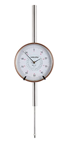 Accusize Industrial Tools Agd2 Style 0-2'' by 0.001'' Dial Indicator with A 3'' Big Face, Lug Back, P900-S090 - size: 0-2" x 0.001" with big face