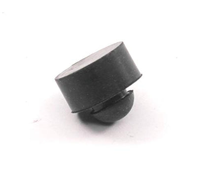 Push-In Rubber Bumper Tight-Grip Stem - Fits 1/4" Hole - Bumper is 1/2" Diameter 1/4" Height For Use in 1/16" Panel Thickness (4)