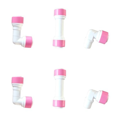 Malida 1/4 inch Quick Connect Check Valve for RO purifiers Water Reverse Osmosis System,6pack. - style: Check Valve,6 PCS