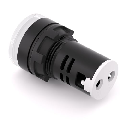 GASHER 10PCS 110V 20mA Energy Saving Indicator Light White - color: White