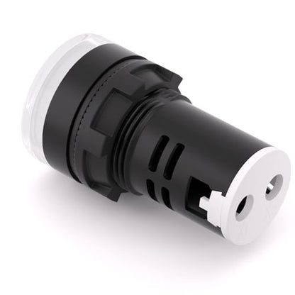 GASHER 10PCS 110V 20mA Energy Saving Indicator Light White - color: White