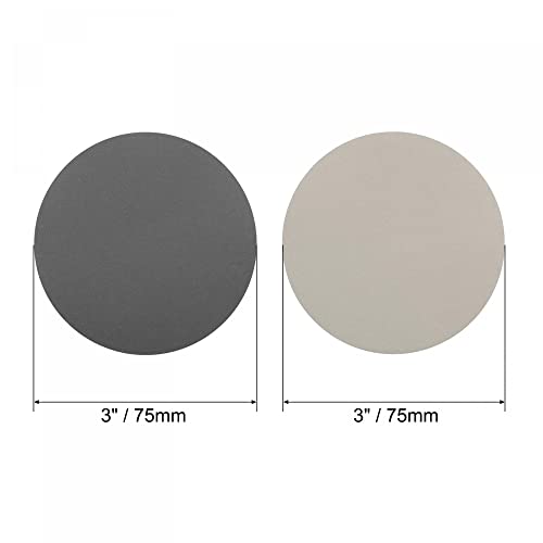 uxcell 3 Inch Wet Dry Sanding Discs 1000 Grit 3000 Grit Hook and Loop 20pcs