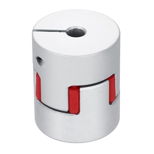 MECCANIXITY Aluminum Shaft Coupling Shaft Coupler 5mm to 6mm Flexible Spider Coupling L30mm x D25mm Coupler Jaw Spider Shaft Joint Connector for 3D Printers DIY CNC Router Milling Machine - size: 5mm to 6mm
