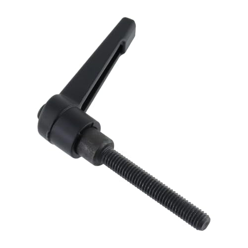 Clamping Lever Handles M6 x 40mm Push Button Ratchet Lever Male Threaded Stud Adjustable Handles Hand Knobs Rotating Screw Handles Bolts with Locking Lever -6pcs - size: M6 x 40mm