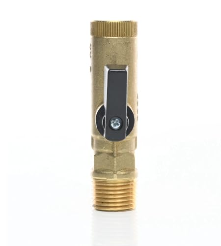Brass Filter Ball Valve 740-30-120 – 1/2" NPT In / 1/8" NPT Out, 725 PSI, Strainer & Isolation Valve – Enhances Solenoid Life - size: 1/2” In | 1/8” Out
