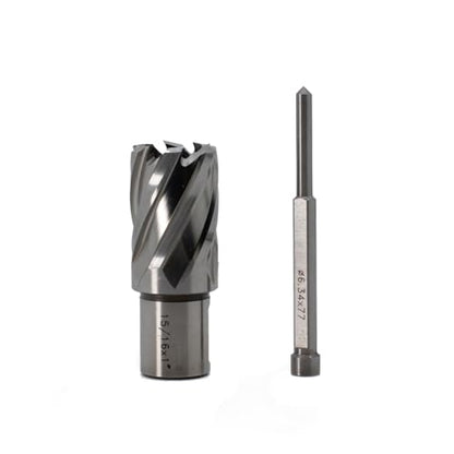 OSCARBIDE 15/16" x 1" HSS Annular Cutter 3/4" Weldon Shank Mag Drill Bit