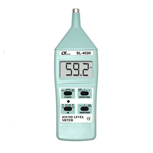 Digital Decibel Meter (Range: 30 to 130db) Class 2 Sound Level Meter | db Meter | Professional Decibel Meter | Certified Noise Meter for Auditoriums | Vehicle Noise Testing | Model: SL-4030