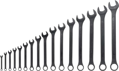Neiko 03574A Jumbo Combination Wrench Set | 16 Piece | SAE | 1/4” to 1-1/4” | Raised Panel Construction - size: 16 Piece, style: SAE