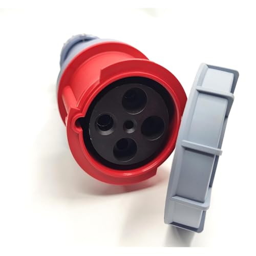 IEC60309 Waterproof CEE Industrial Activity Female Plug 4Pin 125A(UI Standard 100A) 380-415V 3P+E Flame Retardant IP67 - style: Activity Plug(F)