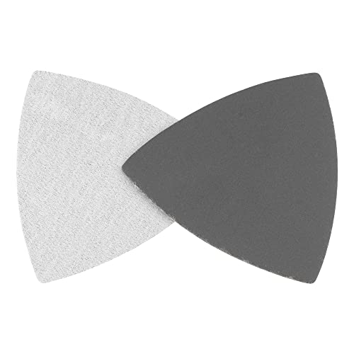uxcell Triangular Sandpaper Hook and Loop Triangle Sanding Pad Fit 3-1/2" Oscillating Multi-Tool Silicon Carbide for Wet/Dry Use 800 Grit 8pcs - size: 800 Grit