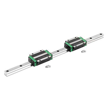 2Pcs HGW25 - HA Carriage Slider Block 25mm HGW25 CNC Square Linear Guide Rail Kit, High Assembly, Longer and Flange Slider for CNC Machine - size: 25, style: HGW-HA
